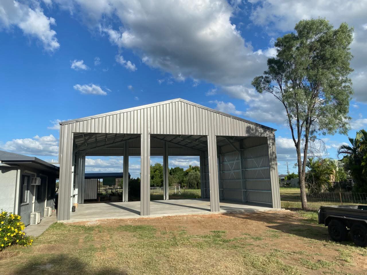 open-bay-carport-shed-four-post